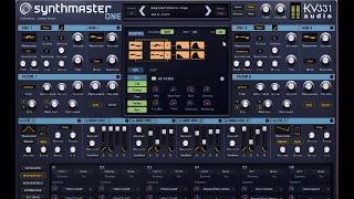 SYNTHMASTER ONE by KV331 Audio 🔹 The BIG Soundtest Demo [upl. by Per321]