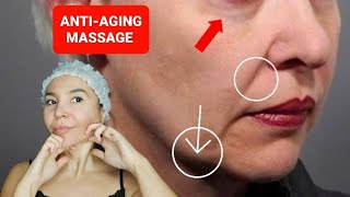 Full Face massage antiaging massage antiwrinkle massage lifting massage [upl. by Ahsehat657]