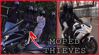 UK MOPED THIEVES COMPILATION part 2 [upl. by Salena]