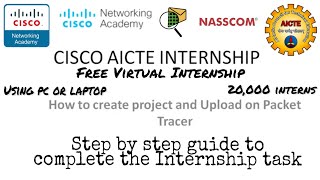 Cisco Internship Complete Task  Network for Institutions on Packet Tracers  Aicte internship [upl. by Ardnak664]