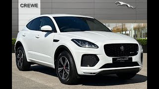 Brand New Jaguar EPace RDynamic S P300e 124 kWh 15 PHEV in Fuji White  Jaguar Crewe [upl. by Leirrad]