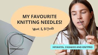 Knitting needle comparison  interchangeable  swivel cord HiyaHiya Chiagoo KnitPro [upl. by Netsrijk745]