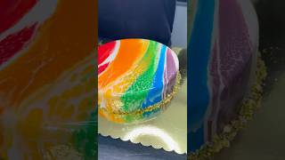 La torta più colorata che abbia mai fatto🌈 [upl. by Namien]