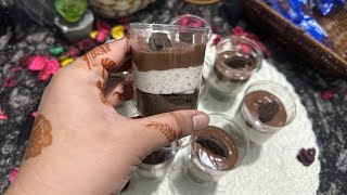 15 minutes easy Oreo Dessert Recipe  No bake Oreo Dessert at home  Recipe by lubi’s kitchenfood [upl. by Eerbua]