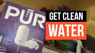 How to install a PUR Faucet water filter [upl. by Diarmuid]