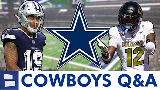 Cowboys Rumors Draft Travis Hunter Or Ashton Jeanty Start Trey Lance Head Coach Candidates  QampA [upl. by Ribak]