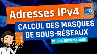 Adresse IP  débuter avec le calcul des masques de sousréseaux [upl. by Eissalc926]