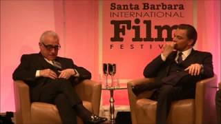 Leonardo DiCaprio and Martin Scorsese 2014 SBIFF Cinema Vanguard [upl. by Lleryd]