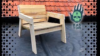 Comment fabriquer un fauteuil en bois de palettes [upl. by Aznofla179]