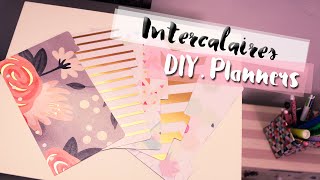 DIY • Intercalaires pour planner  LilieNetwork [upl. by Aiyt]