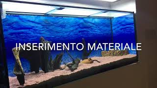 Realizzazione Acquario a parete [upl. by Refotsirc745]