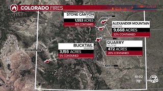 Colorado wildfire latest headlines Saturday PM update [upl. by Zetnod449]