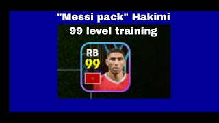 eFootball Messi Ambassador Pack Achraf Hakimi 99 level Training with Xabi Alonso manager l 99 Hakimi [upl. by Gregoor]