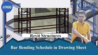 Revit Structures Tutorial  BBS of Beam and Column in Drawing Sheet [upl. by Sunshine]