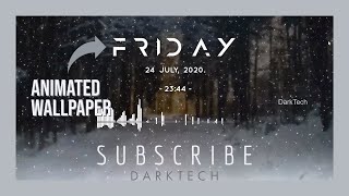 Animated Wallpaper for Windows  Lively Wallpaper  DarkTech [upl. by Drawyeh]