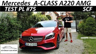 2018 MercedesBenz A220 AMG 4Matic Review PL Jazda Próbna TEST PL 75 [upl. by Alyks114]