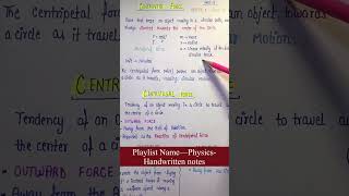 Physics  Lec9  Chapter3  Centripetal amp Centrifugal Force  Part3  General Science [upl. by Natfa443]