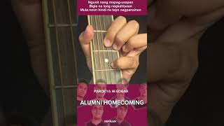 PAROKYA NI EDGAR  ALUMNI HOMECOMING  QUICK GUITAR TUTORIAL [upl. by Naj]