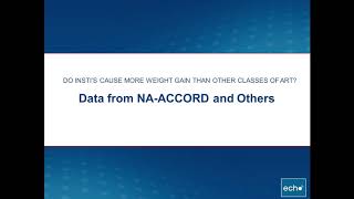 CROI 2019  FTCTAF for PrEP  Weight Gain from INSTIs [upl. by Ical]