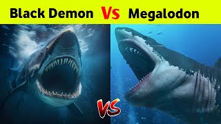 The Black Demon Vs Megalodon   Who Would Win [upl. by Eninaej990]