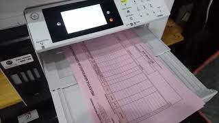 Cetak Nota Service AC di Kertas NCR Rangkap 3 3 Ply dengan Printer Epson L15160 Tinta Art Paper [upl. by Taran983]