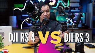 DJI RS3 vs RS4 InDepth Review amp SidebySide Comparison [upl. by Deer130]