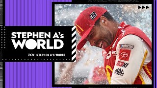 Reacting to Bubba Wallaces win at Talladega  Stephen As World [upl. by Loomis295]