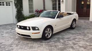 2007 Ford Mustang GT Premium Convertible Review and Test Drive by Bill Auto Europa Naples [upl. by Eigroeg]