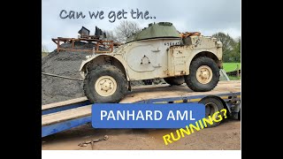 Panhard AML60 restoration Also Hotchkiss M201 Jeep distributor test Vehicle blindee AML 60 [upl. by Nagear]