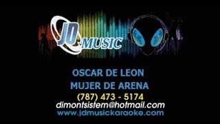 Oscar De Leon Mujer De Arena karaoke [upl. by Kataway]