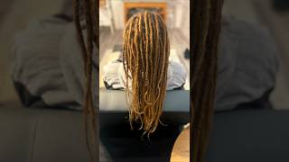 Hier mal eine pflege voher und nachher dreadlocks dreadlockstyle dreads [upl. by Nirda256]