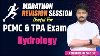 Marathon Revision Session  Hydrology Revision Session  PCMC  TPA  WCD  Abhishek Mahale [upl. by Sulokcin]