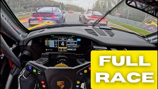 INSANE POV Wet Race in Porsche Cup at SpaFrancorchamps [upl. by Ahsya]