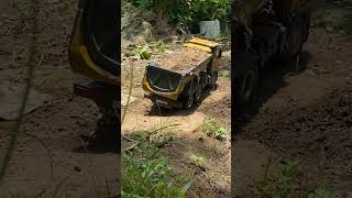 cek dump truck huina truck automobile dumtruckrc rccar trending dumtruckrc [upl. by Borszcz]