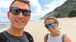 Uluwatu einsamer Strand auf Bali • Weltreise  VLOG 496 [upl. by Enived124]