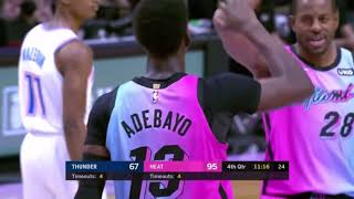 Heat New Jersey’s 🔥🔥 Miami heat vs OKC Thunder  NBA 2021 Full Game Highlights [upl. by Nnairak513]