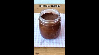 Nutella casera  Crema de cacao con avellanas muy fácil y rápida  Shorts [upl. by Imugem164]