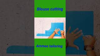 Blouse cutting how to cut perfect blouse  simple blouse cutting [upl. by Fleisher587]