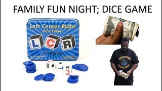 How To Play LCR Dice Game Family Night quotLeft Center Rightquot [upl. by Nabalas220]