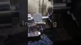 Ammonia compressor crankshaft Raw material amp work in lath machine SHAFAQATALIWORK [upl. by Collimore]