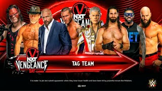 Team Mentor Vs Team Student  Tag Team Elimination Match  WWE 2k24 [upl. by Naenej]