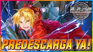 Esto se ve Espectacular Gameplay y PreDescarga Full Metal Alchemist Mobile JP [upl. by Nichy612]