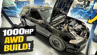 1000hp AWD Build Starts for the first time Cleetus 32 car shootout TESTING [upl. by Jobe]