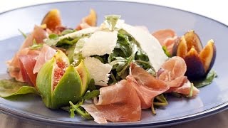 How to Make a Fig Arugula and Prosciutto Salad [upl. by Spancake644]