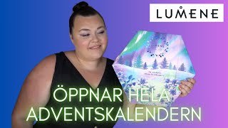 ÖPPNAR LUMENE ADVENTSKALENDER 2024 [upl. by Arol]