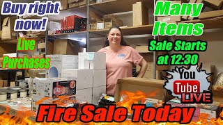 Live Fire Sale Buy Direct from Me  Hooked on Pickin Amazon FBA Seller is live [upl. by Ocko438]