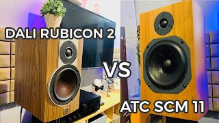 Dali Rubicon 2 vs ATC SCM 11 5song comparison [upl. by Palermo]