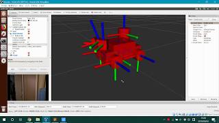 Visualization using urdf model with ROS [upl. by Sigfried]