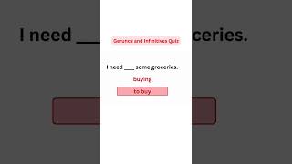 Gerunds and Infinitives Quiz  English Grammar  McQuiz Official shorts gerunds infinitives [upl. by Yentroc]