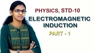 SSLC PHYSICS  ELECTROMAGNETIC INDUCTION PART 1  MALAYALAM [upl. by Maloney]